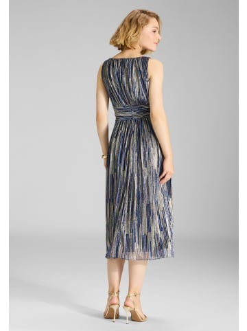 SWING Abendkleid in indigo mehrfarbig - 0001