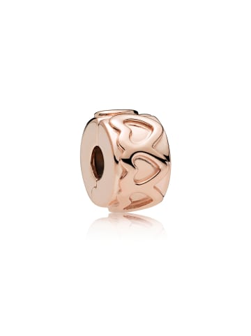 Pandora 14K-rosa-vergoldete Metallegierung Clip-Charm