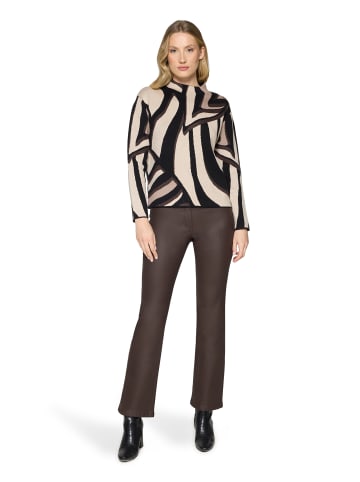 Betty Barclay Pullover in beige schwarz - 0001