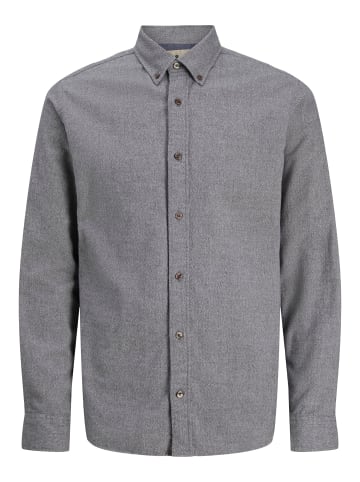 Jack & Jones Flanellhemd in Frost Gray