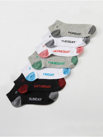 KOROSHI Pack von 7 herrenstrÃ¼mpfen in bunt