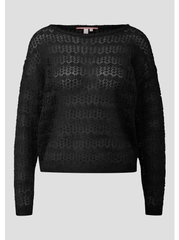 QS Strickpullover in 9999_schwarz