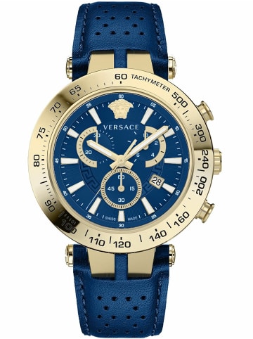 Versace Quarzuhr für Herren in blau