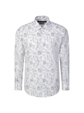 Karl Lagerfeld Langarmhemd 605000 in weiss