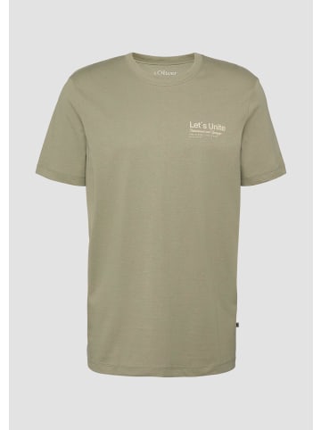 s.Oliver T-Shirt in 78D2_olivgrün