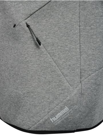 Hummel Trainingsjacke "Tech Fleece Halfzip" in Grau
