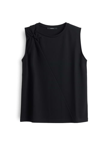 someday. Schmales ärmelloses Shirt in Black