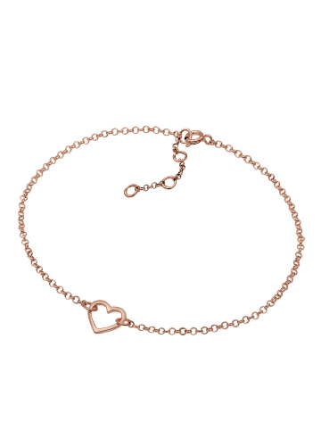 Elli Armband 925 Sterling Silber Herz in Rosegold