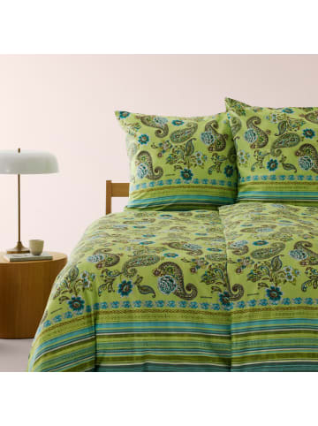 Bassetti Fein Satin Bettwäsche Rapallo in grün