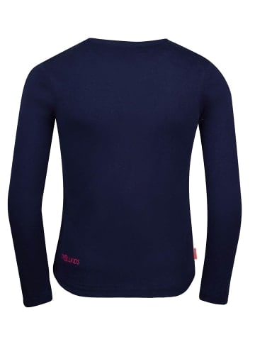 Trollkids Longsleeve "Pointillism" in Marineblau/Magenta