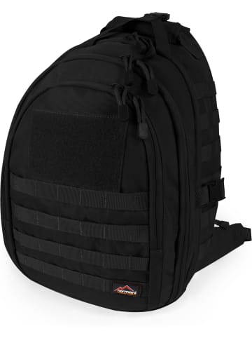 Normani Outdoor Sports Assault Pack Sling Bag Rucksack 25 l Drake Egg in Schwarz