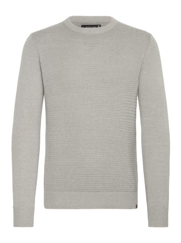 INDICODE Strickpullover IDRicardo 35420MM Strickpulli aus Grobstrick in Grau