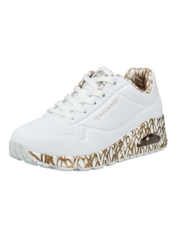 Skechers Sneaker in Weiß/Gold