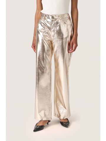 Soaked in Luxury Pants Suiting SLDanila Straight fit in Gold