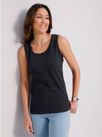 Sieh an! Shirttop in schwarz