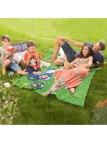 Erwin Müller Velours-Frottier Frottierdecke in grün