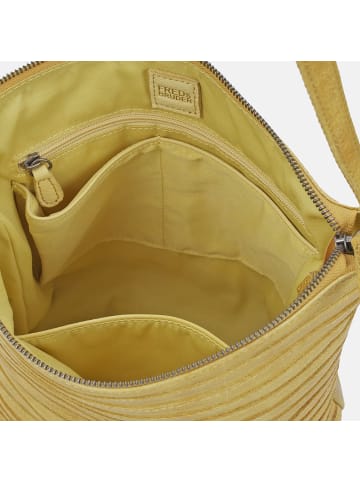 FREDs BRUDER Gürtelinchen Umhängetasche Leder 28 cm in lemon