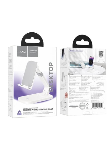 HOCO HOCO HD8 Tischtelefonhalter für Smartphone weiß in Weiß
