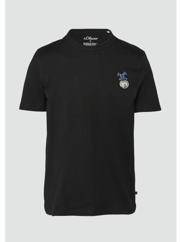 s.Oliver T-Shirt in 99D4_schwarz