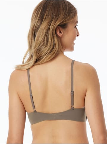 Schiesser Bügelloser BH Invisible Soft in Taupe