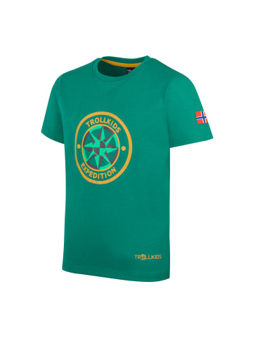Trollkids Funktionsshirt Windrose in jungle green