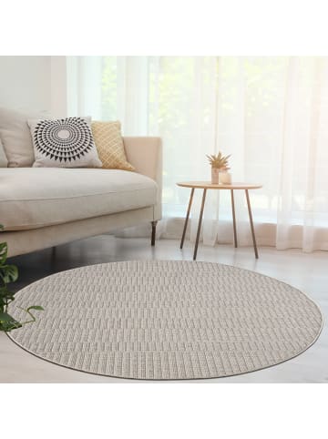 KADIMA DESIGN Teppich Kurzflor meliert Wohnzimmer in Beige