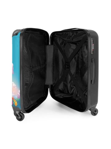 NoBoringSuitCases Suitcase, Koffer, Reisekoffer Einhorn rosa blau