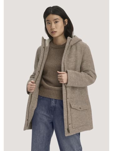 Hessnatur Hessnatur Rhön-Parka mit Kapuze Regular aus Rhönwolle und europäischer Schurwolle in naturbeige