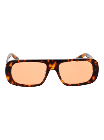 GCDS Unisex Sonnenbrille Rechtwinklig Mehrfarbig
