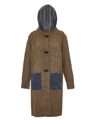 RISA Damen Strickjacke in Coffee