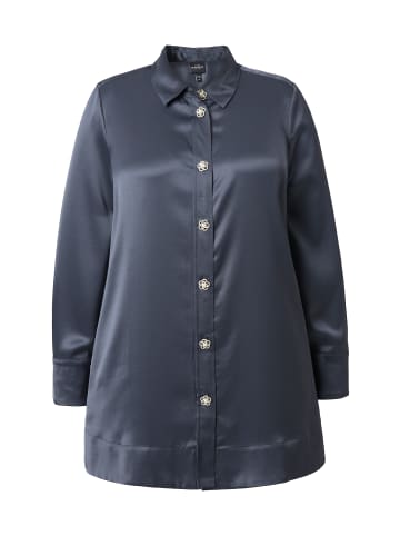 Ulla Popken Hemdbluse in schwarz