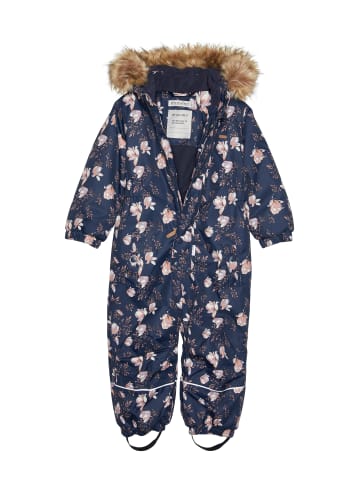 Minymo Schneeoverall MISnow Suit AOP in Blau
