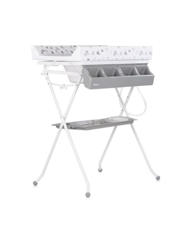 Chipolino Babywanne Wickeltisch Aqua in grau