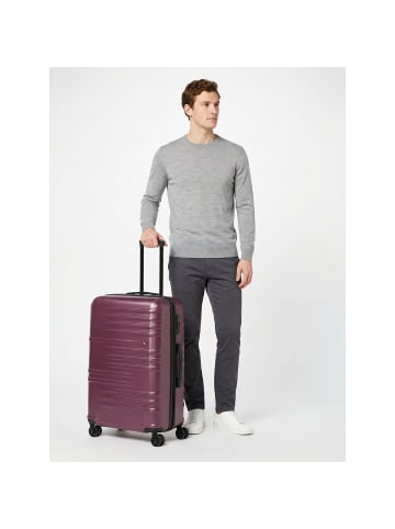 Pack Easy Mena 4 Rollen Trolley 75 cm mit Dehnfalte in violett