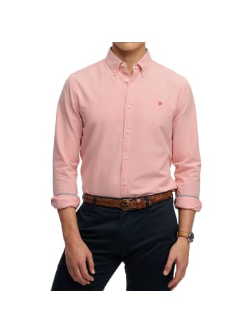 Superdry Langärmliges Hemd im Preppy-Oxford-Stil Orange