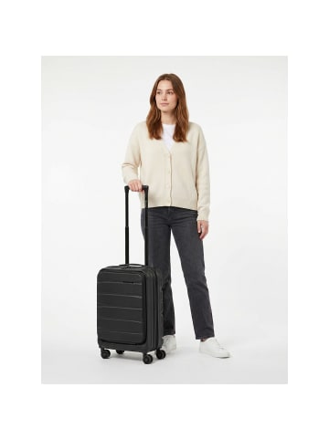 Franky Munich 4.0 4 Rollen Kabinentrolley 55 cm Laptopfach mit Dehnfalte black dull