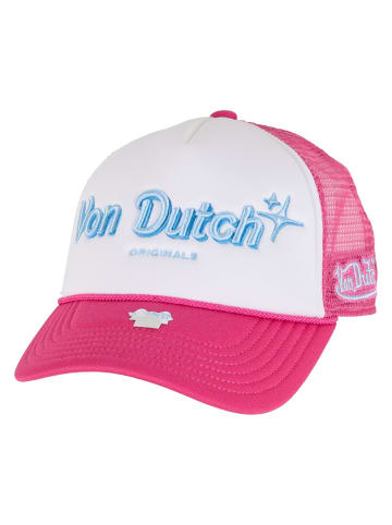 Von Dutch Von Dutch Trucker in white/pink