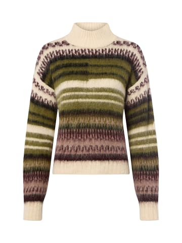 More & More Strickpullover in ecru oliv - 0001