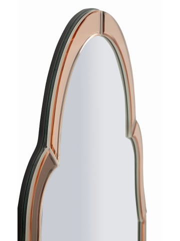 Mauro Ferretti Wandspiegel mit rosa Glasrahmen, 47 x 1 x 80 cm