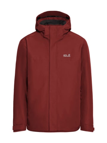 Jack Wolfskin Kombijacke in rot