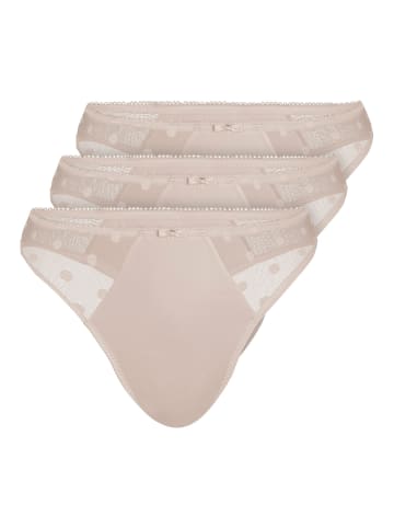 Sassa 3er Pack String in nude