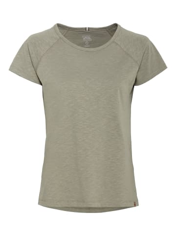 Camel Active Kurzarm T-Shirt aus biologischer Baumwolle in Khaki