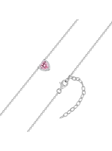 Trilani Kette Herz aus Sterling Silber mit Zirkonia in silber