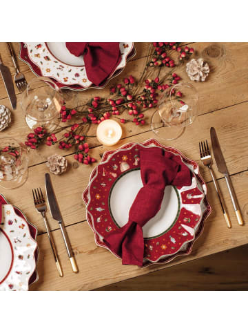 Villeroy & Boch 6er Set Speiseteller Toy's Delight ø 28,4 cm in rot