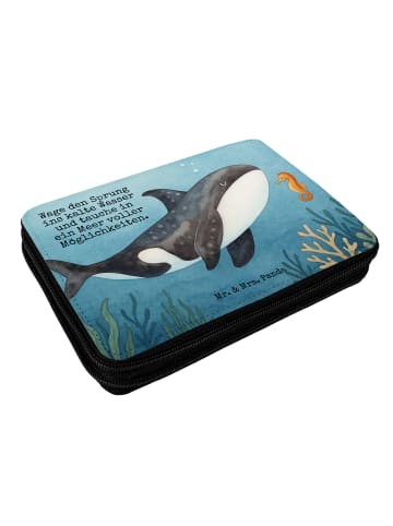 Mr. & Mrs. Panda Etui Orca Design mit Spruch in Weiß