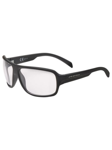 Cratoni Fahrrad-Sonnenbrille C-Ice NXT Photochromic in schwarz / Glas klar