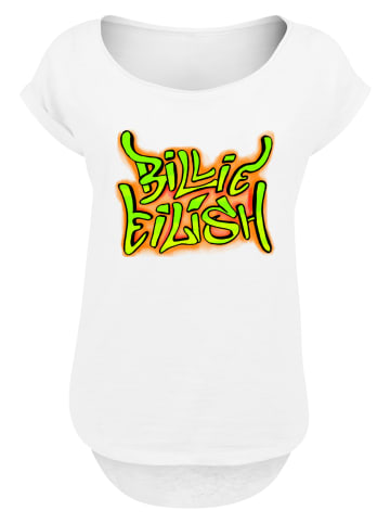 F4NT4STIC T-Shirt Billie Eilish Logo in weiß