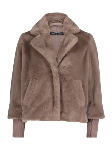 Betty Barclay Kunstfelljacke in taupe