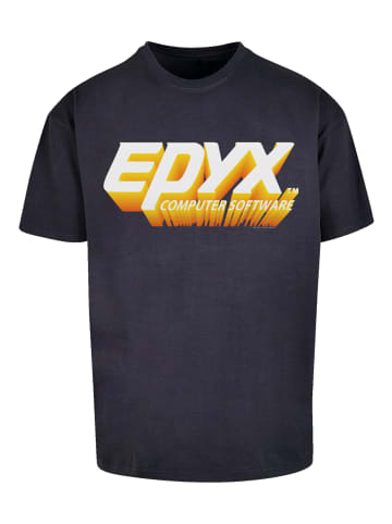 F4NT4STIC Heavy Oversize T-Shirt EPYX Logo 3D in marineblau