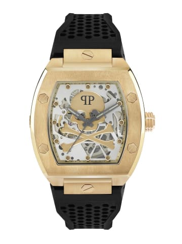 Philipp Plein Automatikuhr The $keleton Gold in gold